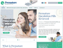 Tablet Screenshot of prematureejaculationpill.com